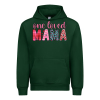 Foreset Green one loved mama Urban Hoodie - JahusDesignShop
