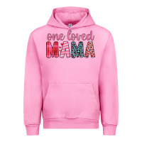 Fuchsia Pink one loved mama Urban Hoodie - JahusDesignShop