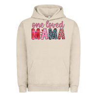 Pigment French Oak one loved mama Urban Hoodie - JahusDesignShop