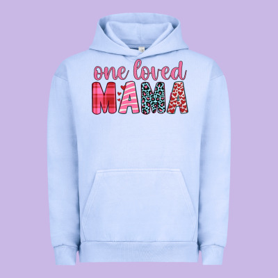 One Loved Mama Urban Hoodie Designed By Jahusdesignshop