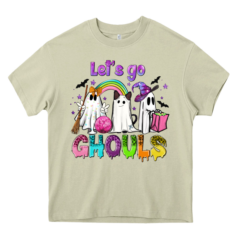 Let's Go Ghouls Heavy Core Tee by NancyCooperArtShop | Teevron