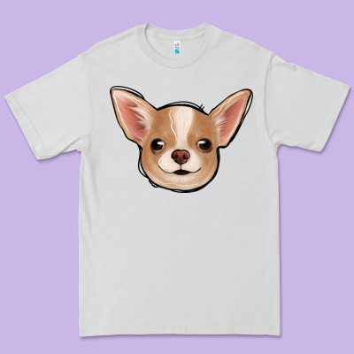 Chihuahua Premium Tee Designed By Jasminsmagicworld