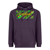 Plum leopar and cowhide with cheers Heavyweight Hoodie - AdoDesignShop