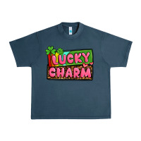 Midnight Navy St. Patrick's lucky charm Urban Heavy Tee - OliviaCreatesArt