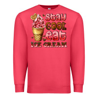 Cardinal stay cool eat ice cream Premium Sweatshirt - AdoDesignShop