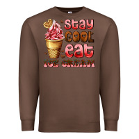 Chestnut stay cool eat ice cream Premium Sweatshirt - AdoDesignShop