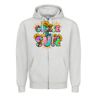 Chase The Sun Zipper Hoodie | Teevron
