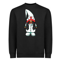 Black african american nurse gnome Heavyweight Sweatshirt - BarkalooDesign