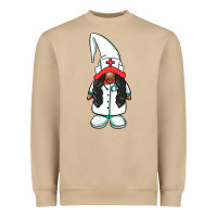Mushroom african american nurse gnome Heavyweight Sweatshirt - BarkalooDesign