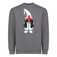 Storm african american nurse gnome Heavyweight Sweatshirt - BarkalooDesign