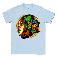 Dusty Blue juneteenth 1865 Classic Tee - CowGirlArtShop