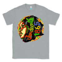 Heather Grey juneteenth 1865 Classic Tee - CowGirlArtShop