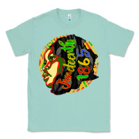 Seafoam juneteenth 1865 Classic Tee - CowGirlArtShop