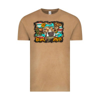 Vintage Camel sunflower cow olivia Vintage Tee - OliviaCreatesArt