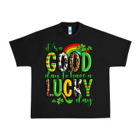 Black St. Patrick's It's a good day to have a lucky day Urban Heavy Tee - OliviaCreatesArt