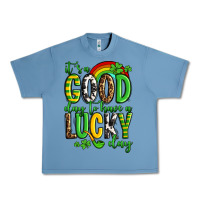 Pebble Blue St. Patrick's It's a good day to have a lucky day Urban Heavy Tee - OliviaCreatesArt