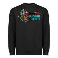Black leave judgin to jesus Heavyweight Sweatshirt - BarkalooDesign