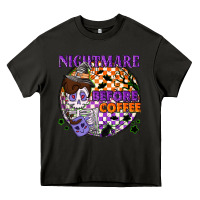 Asphalt Nightmare before the coffee halloween Heavy Core Tee - NancyCooperArtShop