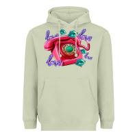 Matcha love balloons and pink valentines telephone Heavyweight Hoodie - AdoDesignShop