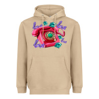Mushroom love balloons and pink valentines telephone Heavyweight Hoodie - AdoDesignShop