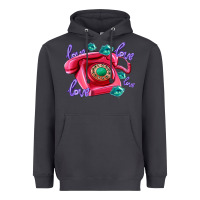 Smoke love balloons and pink valentines telephone Heavyweight Hoodie - AdoDesignShop