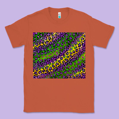 Mardi Gras Leopard Classic Tee Designed By Ranaportraitstore
