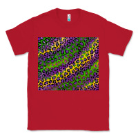 Red mardi gras leopard Classic Tee - RanaPortraitStore