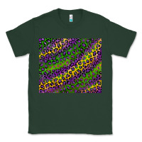 Sports Green mardi gras leopard Classic Tee - RanaPortraitStore