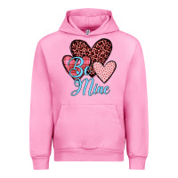 Fuchsia Pink hearts be mine Urban Hoodie - JahusDesignShop