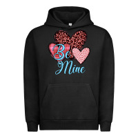 Pigment Black hearts be mine Urban Hoodie - JahusDesignShop