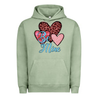 Pigment Oil Green hearts be mine Urban Hoodie - JahusDesignShop
