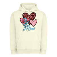 Pigment Pistachio hearts be mine Urban Hoodie - JahusDesignShop