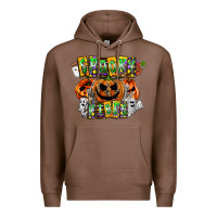 Chestnut Spooky Vibes Premium Hoodie - CowhideDigitalArt