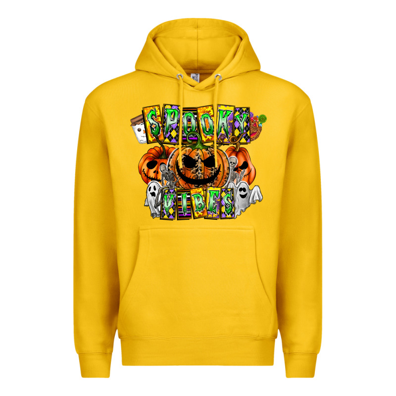 Spooky Vibes Premium Hoodie by CowhideDigitalArt | Teevron