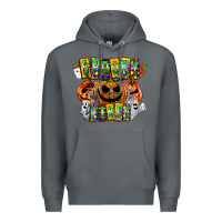 Rock Spooky Vibes Premium Hoodie - CowhideDigitalArt
