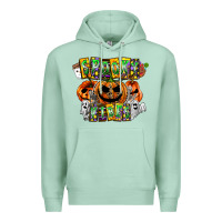 Seafoam Spooky Vibes Premium Hoodie - CowhideDigitalArt