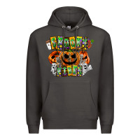 Smoke Spooky Vibes Premium Hoodie - CowhideDigitalArt