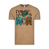 Vintage Coffee dog mom Vintage Tee - OliviaCreatesArt