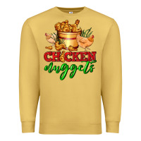 Antique Gold chicken nuggets Premium Sweatshirt - AdoDesignShop