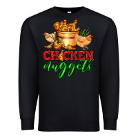 Black chicken nuggets Premium Sweatshirt - AdoDesignShop