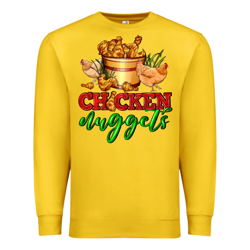 Chicken Nuggets Premium Sweatshirt by AdoDesignShop | Teevron