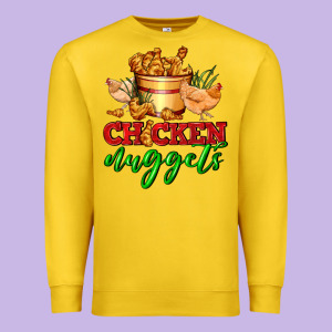 Chicken Nuggets Premium Sweatshirt Designed By Adodesignshop