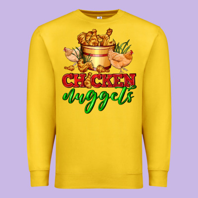 Chicken Nuggets Premium Sweatshirt Designed By Adodesignshop