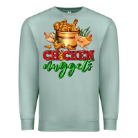 Seafoam chicken nuggets Premium Sweatshirt - AdoDesignShop