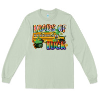 Matcha Loads of luck with school bus St. Patrick's Day Long Sleeve Tee - FaDigitalArtStudio