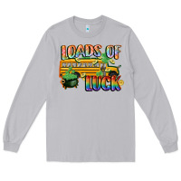 Moon Dust Loads of luck with school bus St. Patrick's Day Long Sleeve Tee - FaDigitalArtStudio