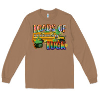 Toasted Coconut Loads of luck with school bus St. Patrick's Day Long Sleeve Tee - FaDigitalArtStudio