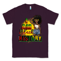 Plum i am black history juneteenth Classic Tee - CowGirlArtShop