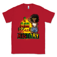 Red i am black history juneteenth Classic Tee - CowGirlArtShop
