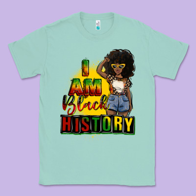 I Am Black History Juneteenth Classic Tee Designed By Cowgirlartshop